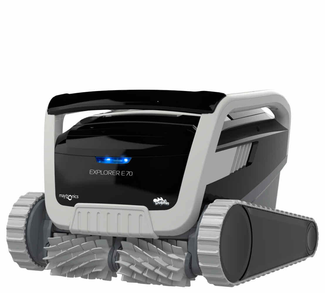 Dolphin Explorer E70 Robotic Pool Cleaner w/ Caddy