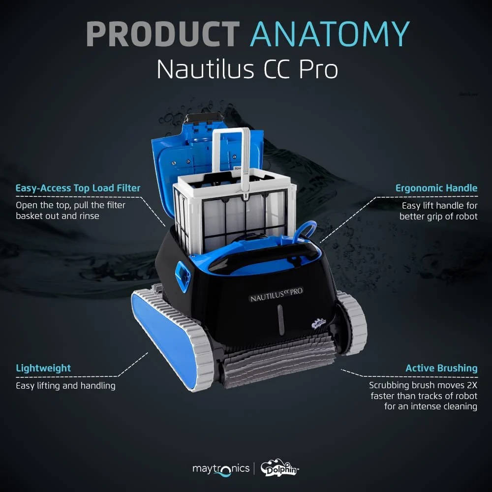 Dolphin Nautilus CC Pro Robotic Pool Cleaner