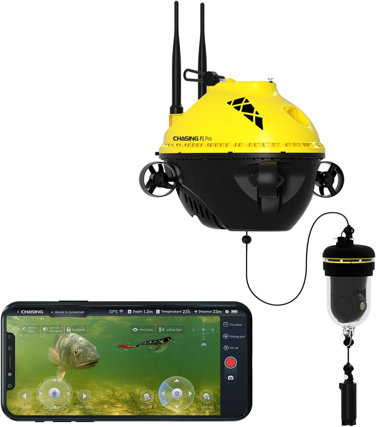 Chasing F1 Pro Fish Finder Underwater Drone