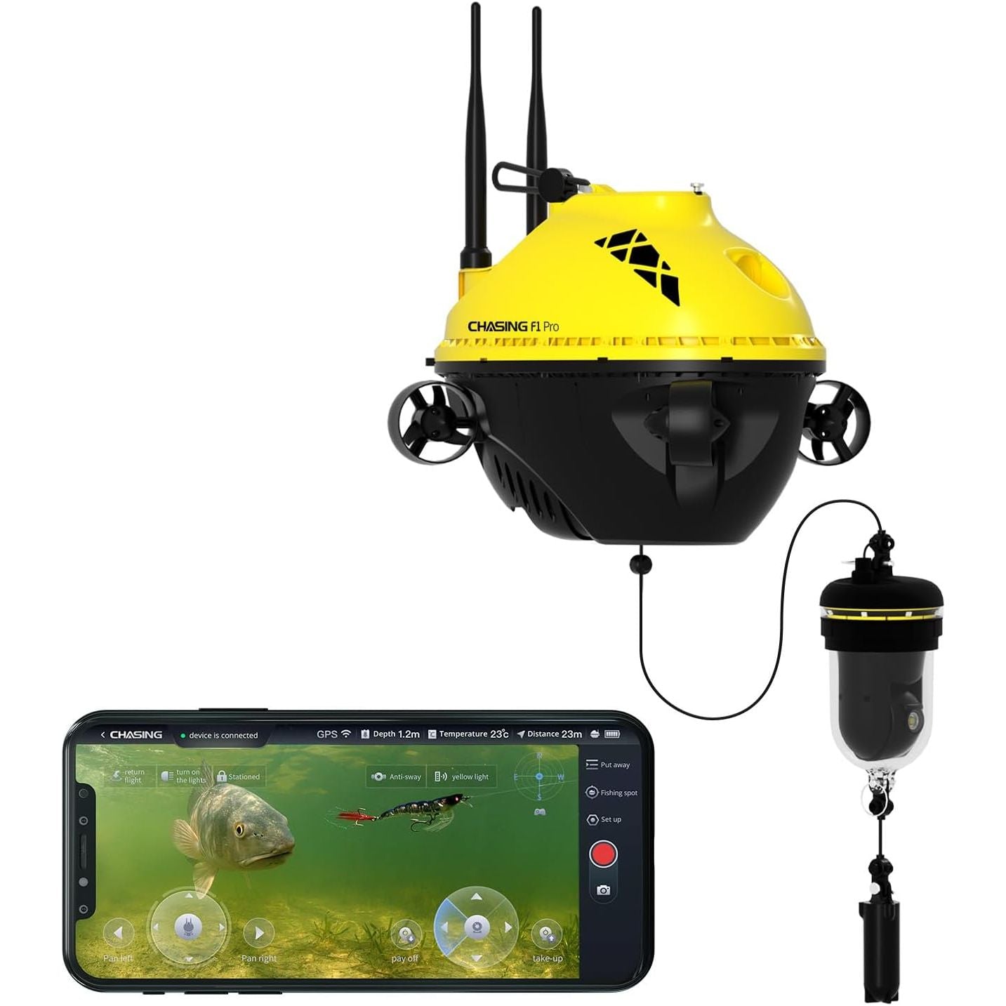 Chasing F1 Pro Fish Finder Underwater Drone