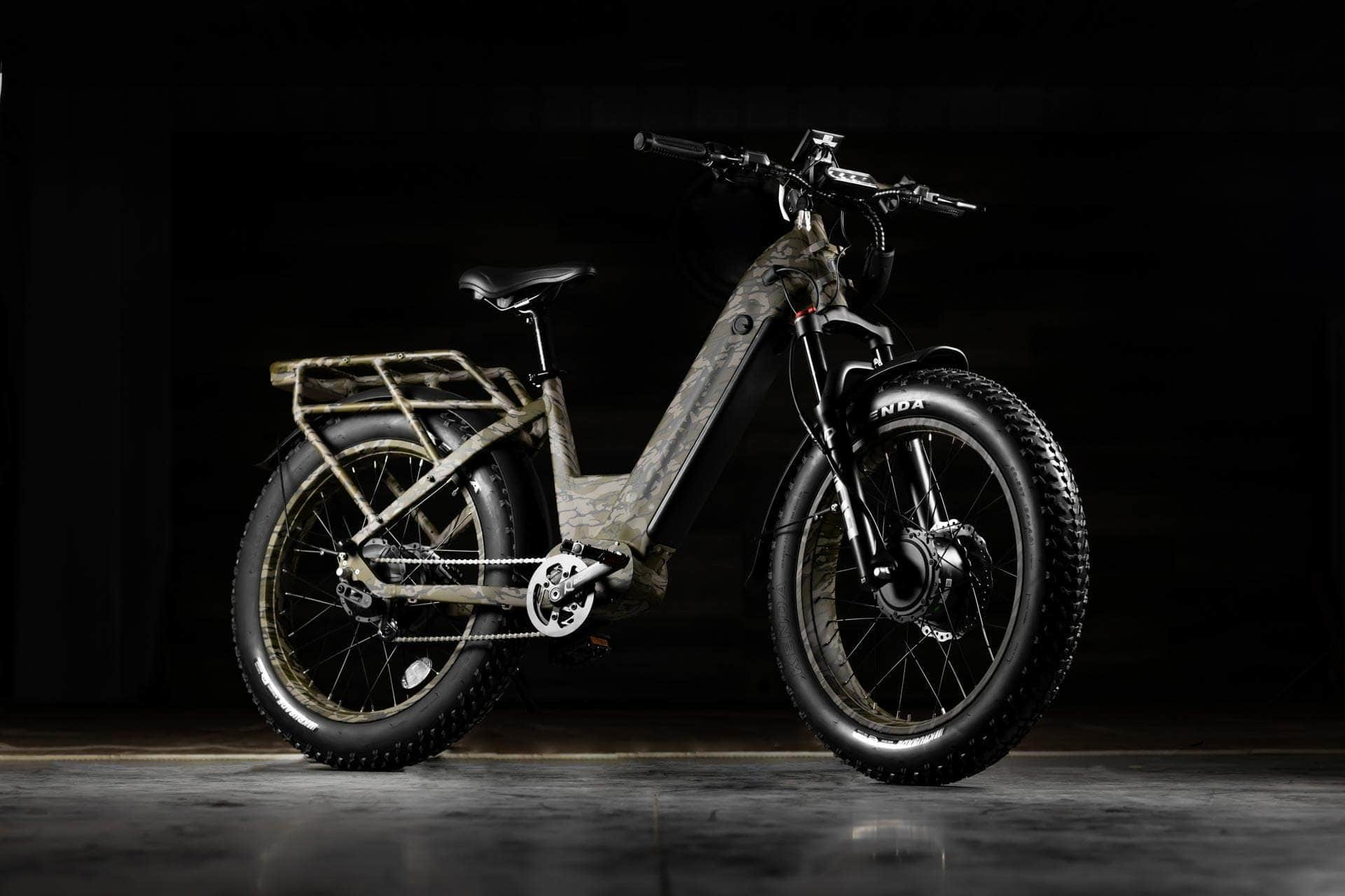 Rambo Krusader 3.0 All-Terrain All-Wheel Drive Fat Tire Electric Bike - 48V 15Ah Dual 500W Hub Motor