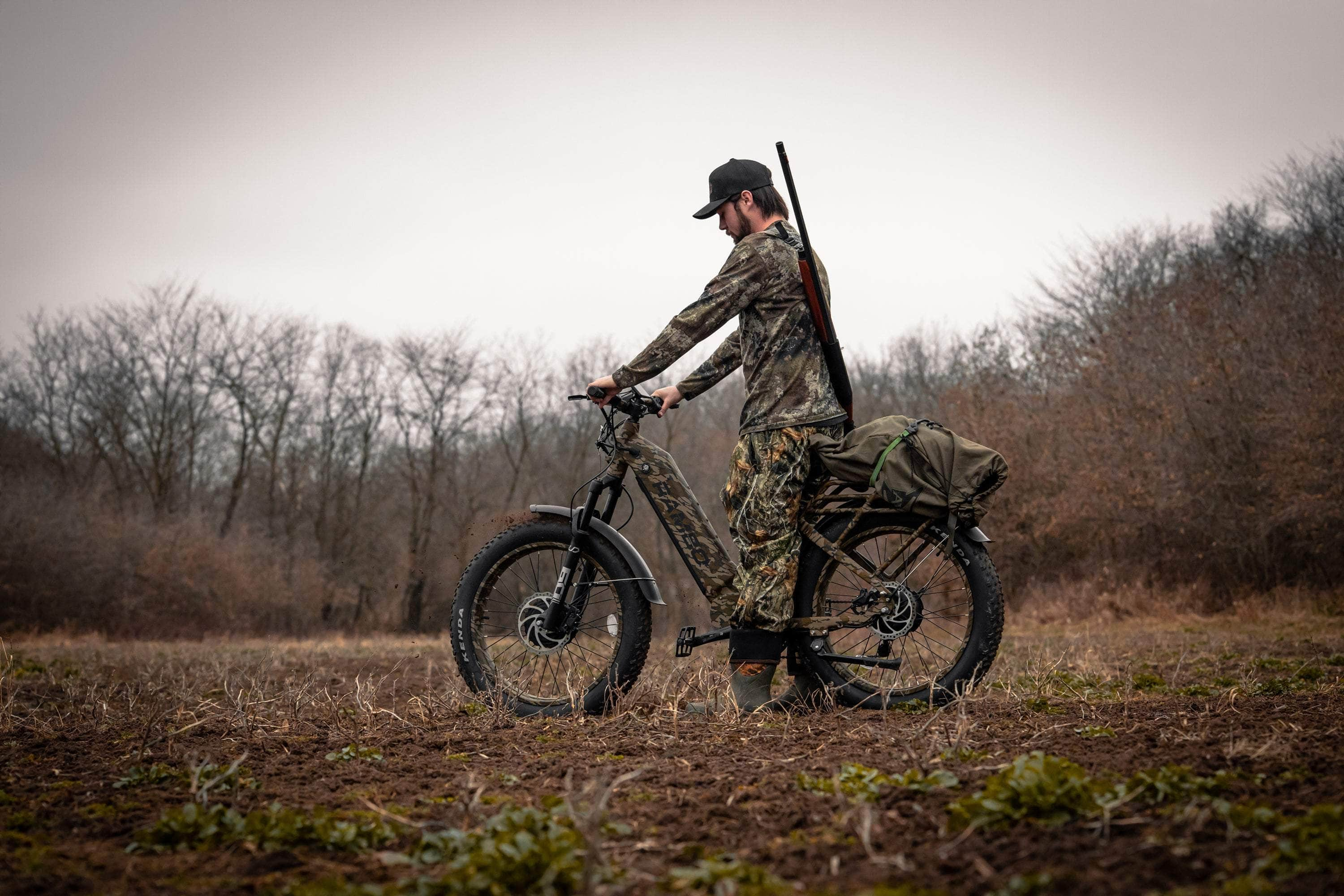 Rambo Krusader 3.0 All-Terrain All-Wheel Drive Fat Tire Electric Bike - 48V 15Ah Dual 500W Hub Motor