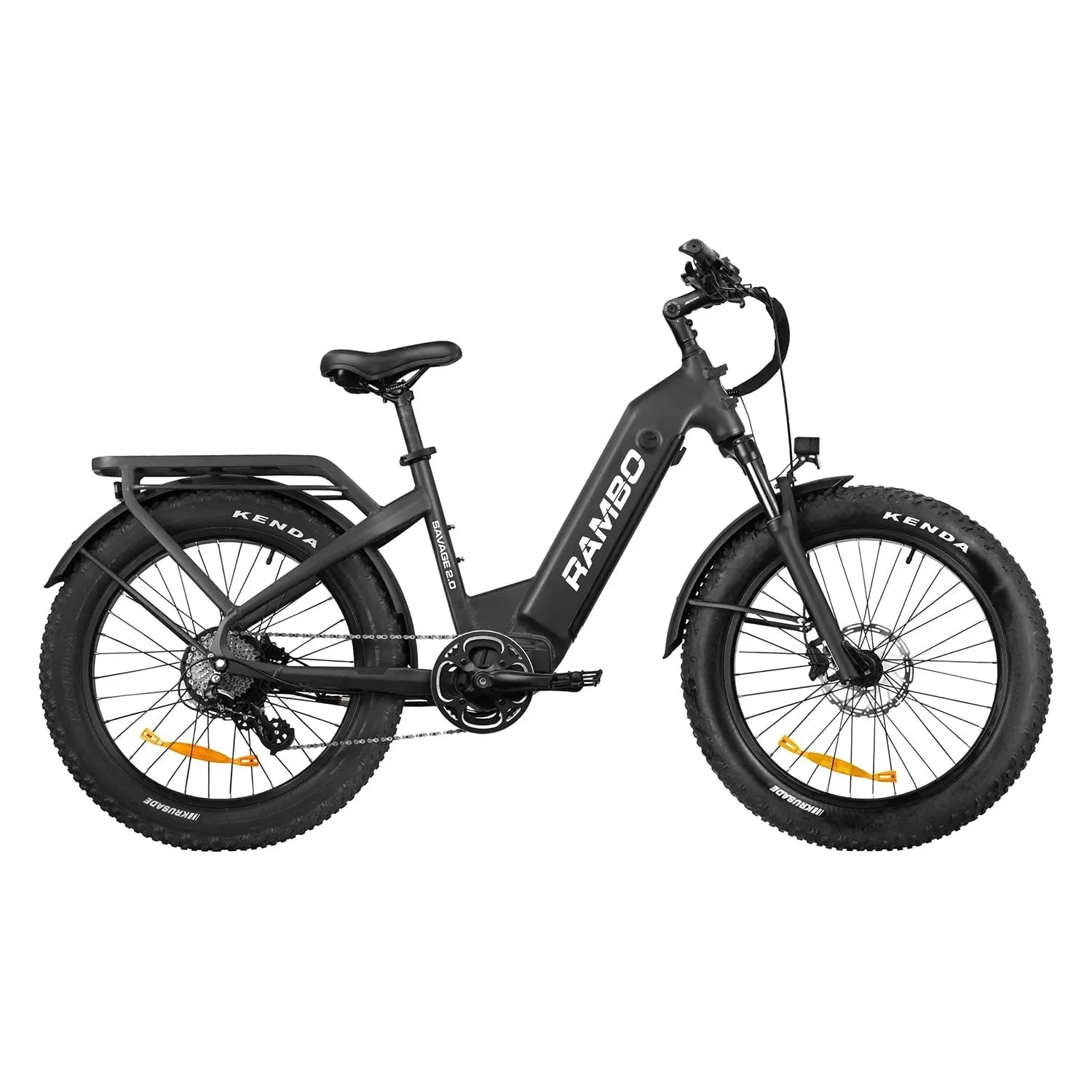 The Savage 2.0 Step-Thru Fat Tire Electric Bike - 48V 15Ah 750W Hub Motor